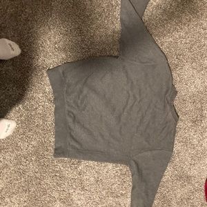 Gray Nike crew neck